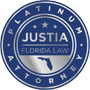 Badge - Platinum Attorney, Justia, Florida Law