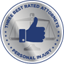 Badge - Three Best Rated Attorneys, Personal Injury